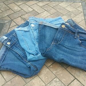 3"LOT" size 10, Bramuda style jean shorts!
